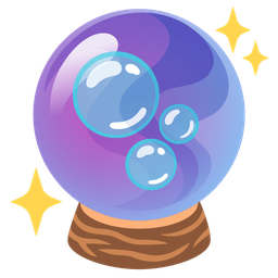 bubbles and crystal ball