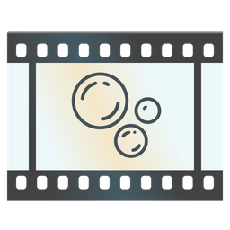 bubbles and film frames