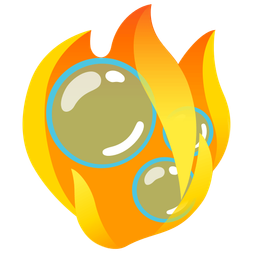 bubbles and fire