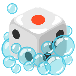 bubbles and game die