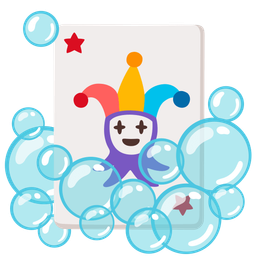 bubbles and joker