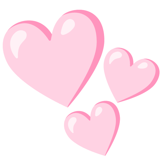 Bubbles and Pink heart