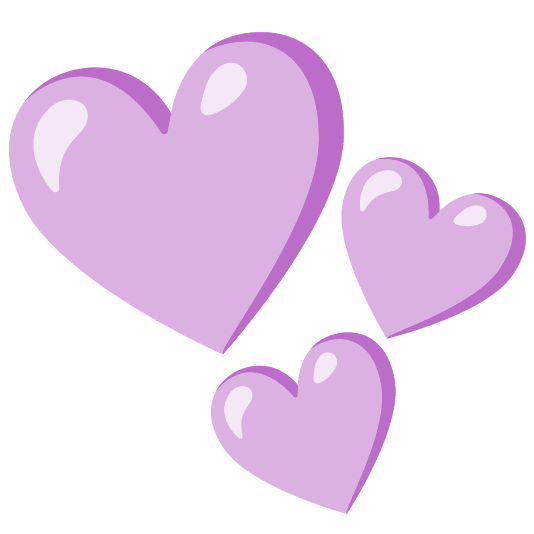 Bubbles and Purple heart