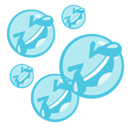 Bubbles and Rolling on the floor laughing