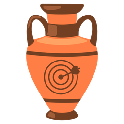 bullseye and amphora