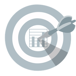 bullseye and bar chart