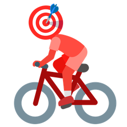 bullseye and bicycle