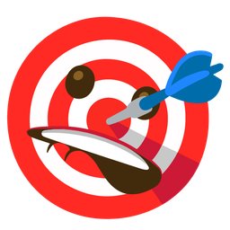 bullseye and biting lip