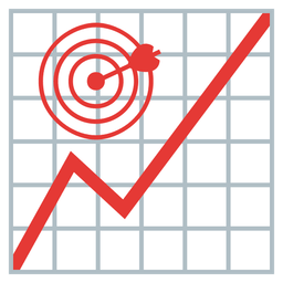 bullseye and chart increasing