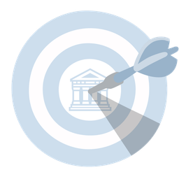 bullseye and classical building