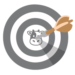 bullseye and cow face