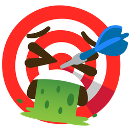 bullseye and face vomiting