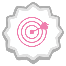 bullseye and fish cake with swirl