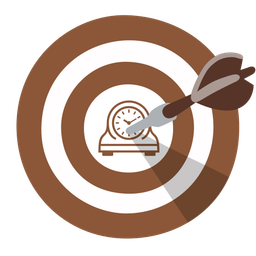 bullseye and mantelpiece clock