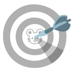 bullseye and mouse face