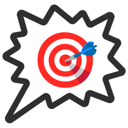 bullseye and right anger bubble