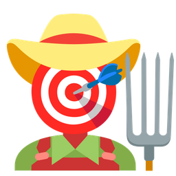 bullseye and tractor