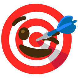 Bullseye and Winking face