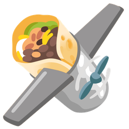 burrito and airplane