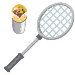 burrito and badminton