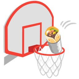 burrito and basketball