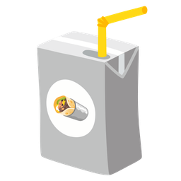 burrito and beverage box