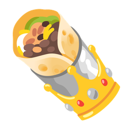 burrito and crown
