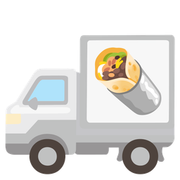 burrito and delivery truck
