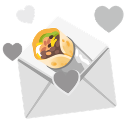 burrito and love letter