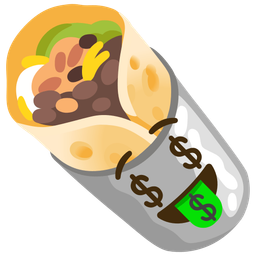 Burrito and Money-mouth face