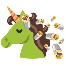 burrito and unicorn