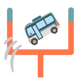 bus and american football