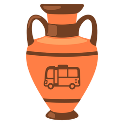 bus and amphora
