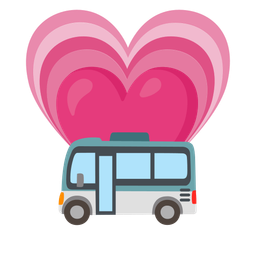 bus and growing heart