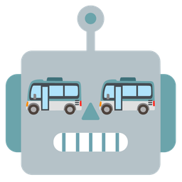 bus and robot