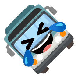 Bus and Rolling on the floor laughing