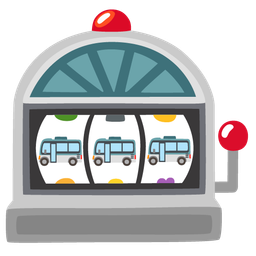 bus and slot machine