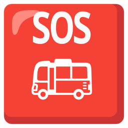 bus and SOS button