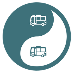 bus and yin yang