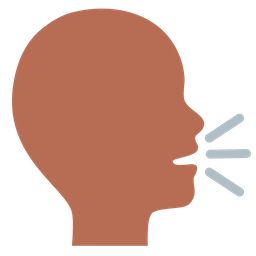 bust in silhouette and brown heart