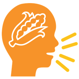 bust in silhouette and ear of corn