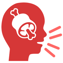 bust in silhouette and meat on bone