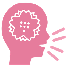 bust in silhouette and white flower