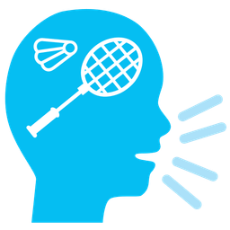 Busts in silhouette and Badminton