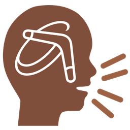 Busts in silhouette and Boomerang