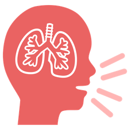 Busts in silhouette and Lungs