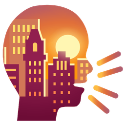 busts in silhouette and sunset