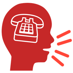 Busts in silhouette and Telephone