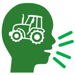 Busts in silhouette and Tractor