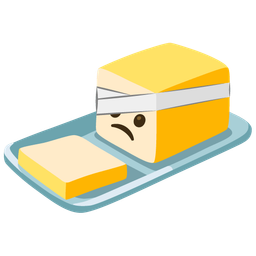 Butter and Face with head-bandage